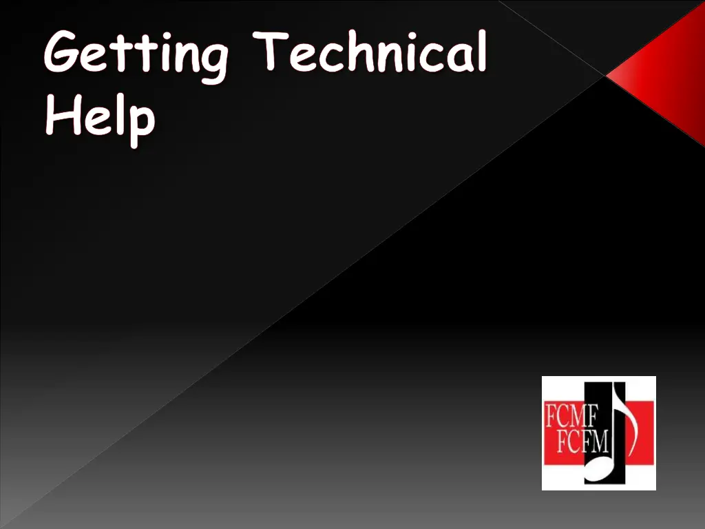 getting technical help