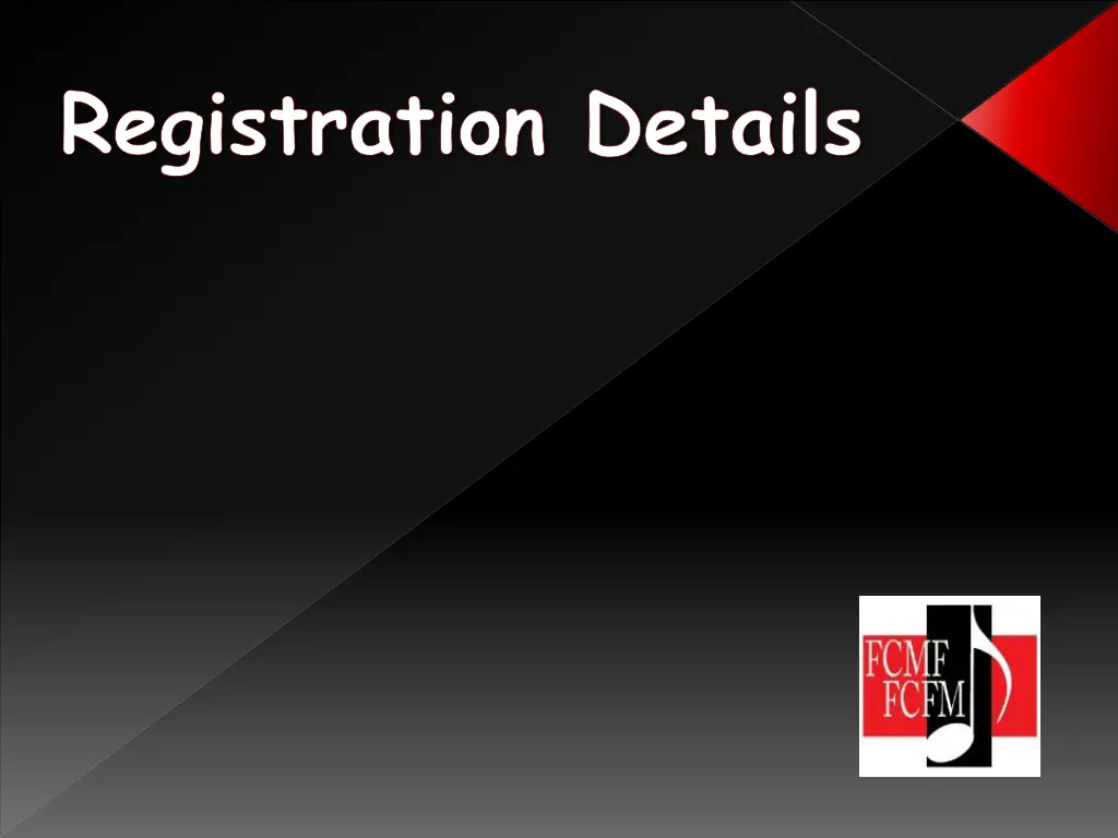 registration details