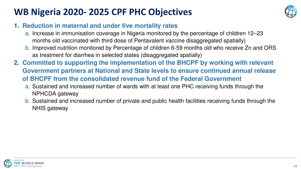 wb nigeria 2020 2025 cpf phc objectives