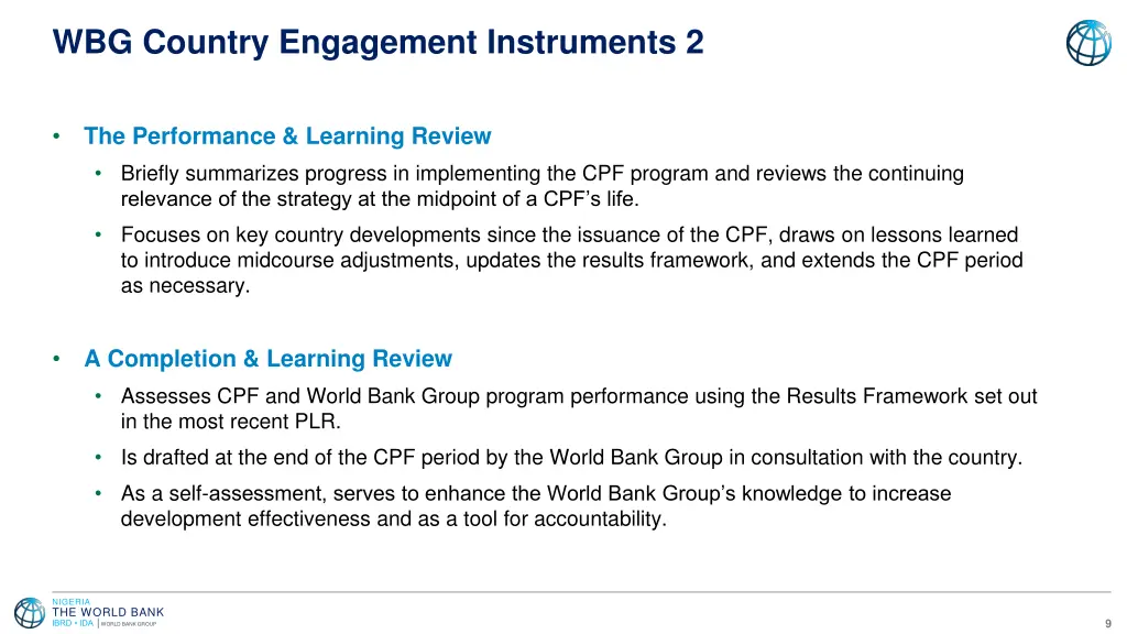 wbg country engagement instruments 2