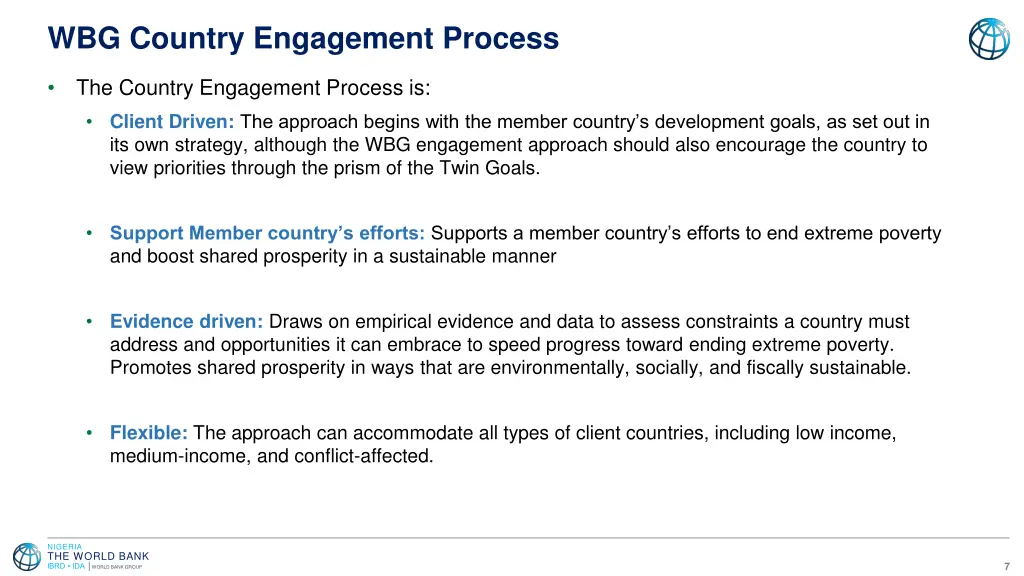 wbg country engagement process