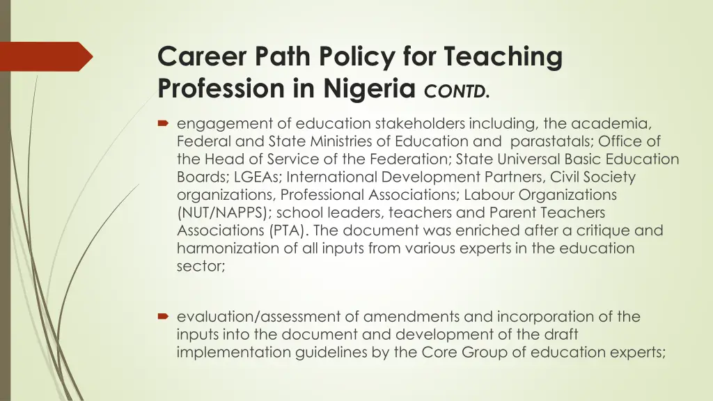 career path policy for teaching profession 2