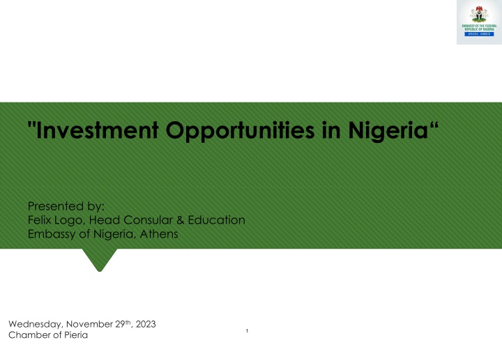 investment opportunities in nigeria