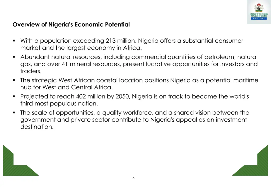 overview of nigeria s economic potential