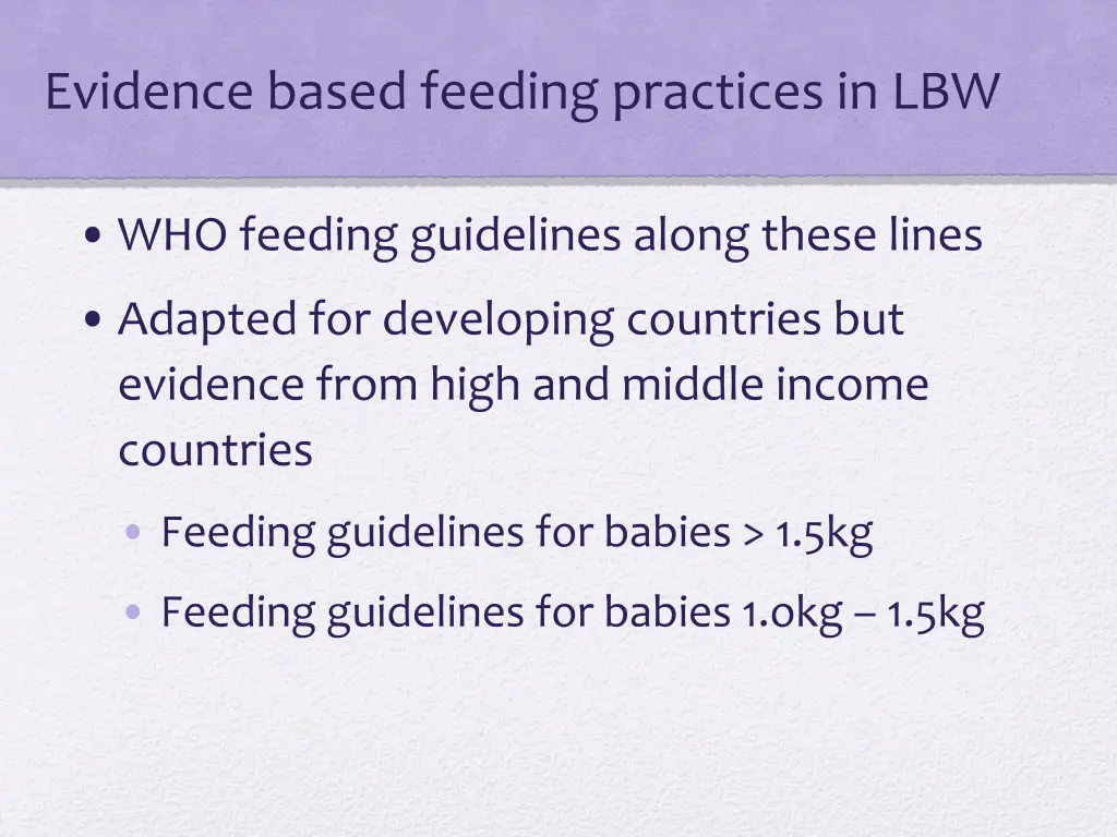 evidence based feeding practices in lbw 3