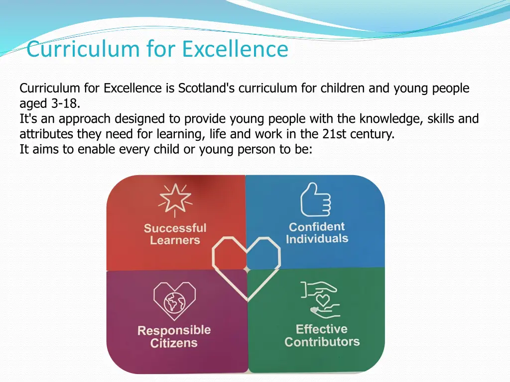 curriculum for excellence