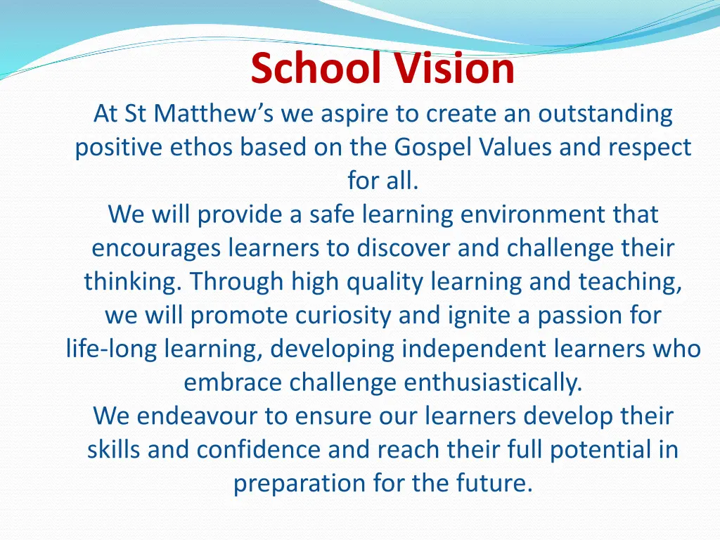 school vision