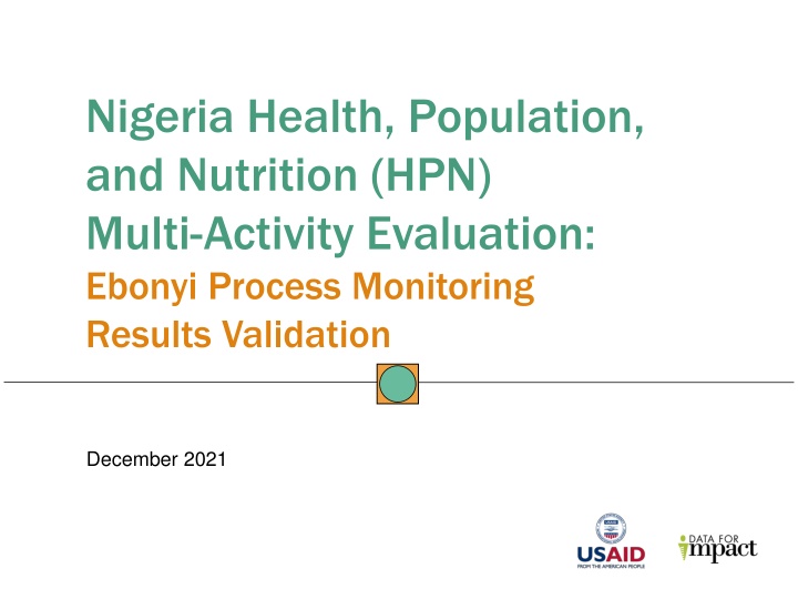 nigeria health population and nutrition hpn multi