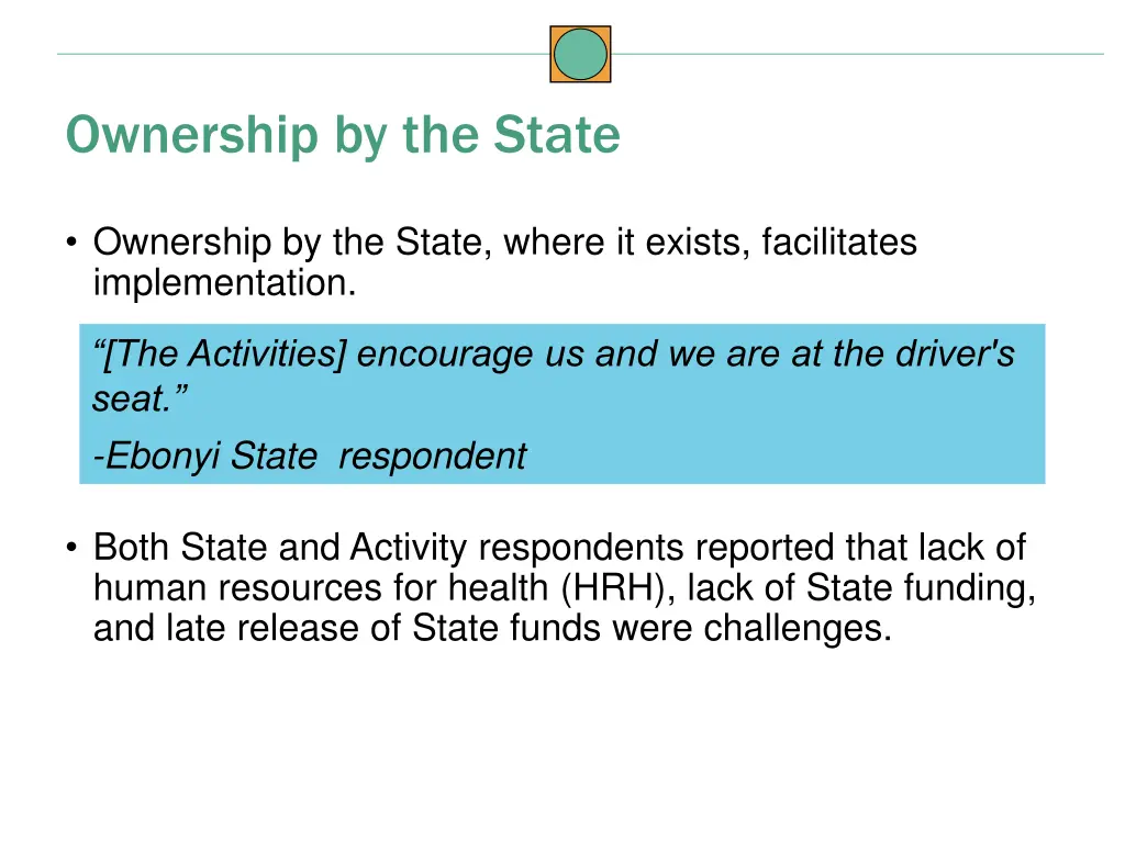 ownership by the state