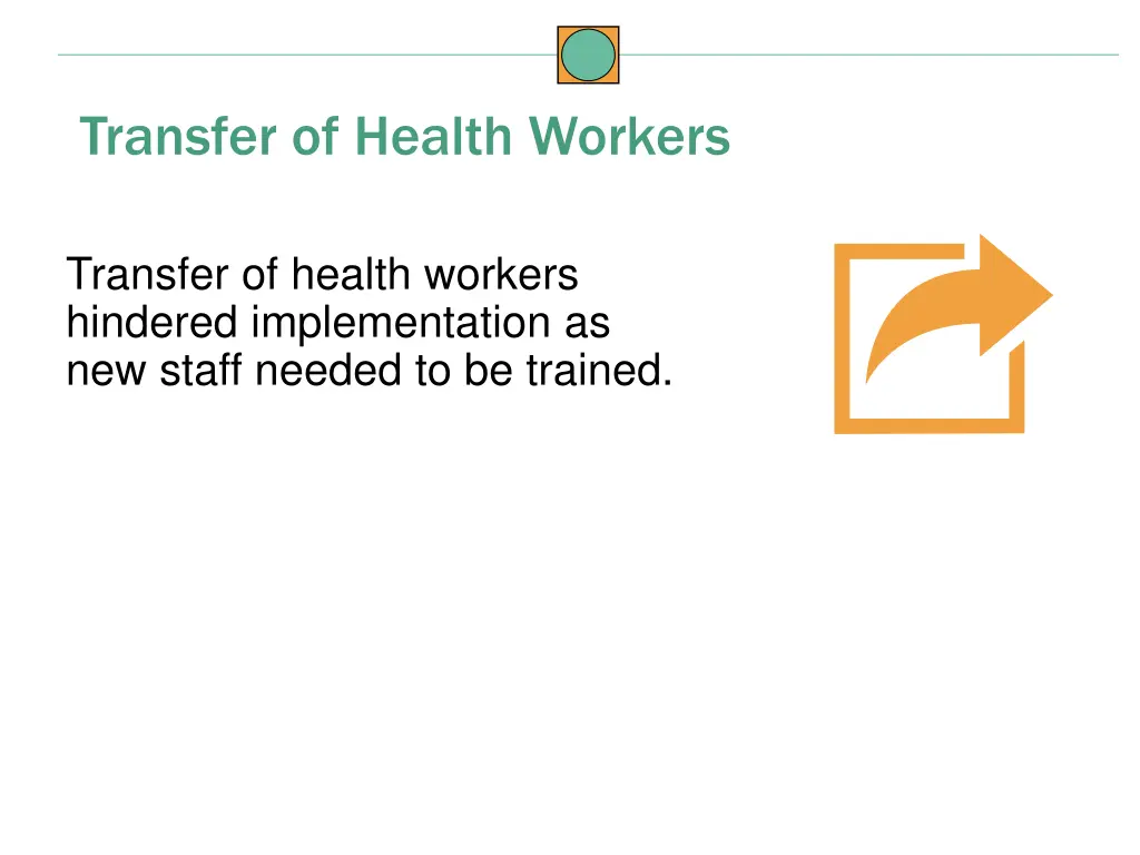 transfer of health workers