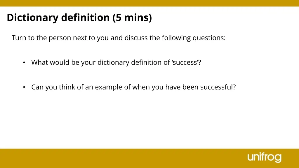 dictionary definition 5 mins