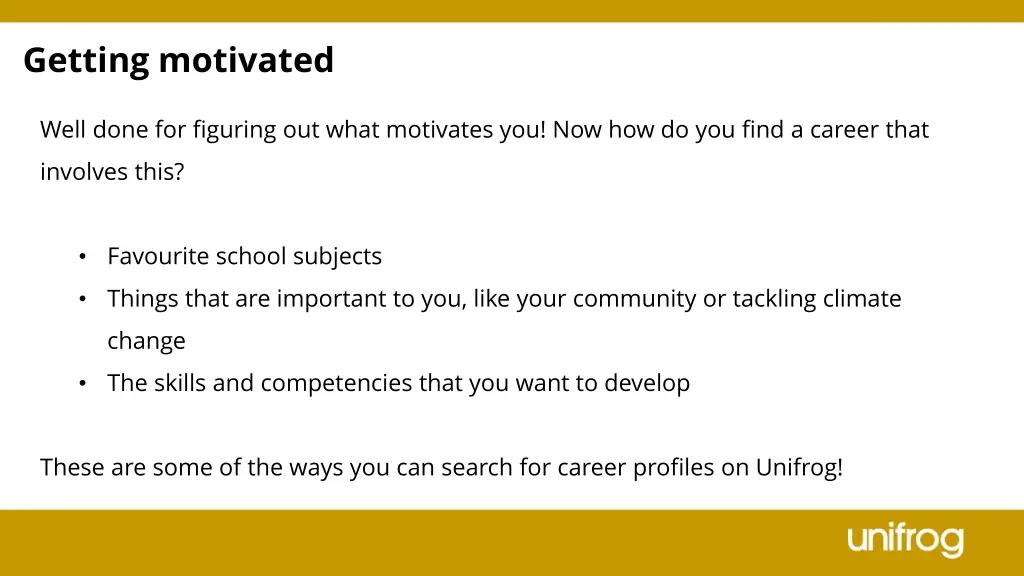 getting motivated