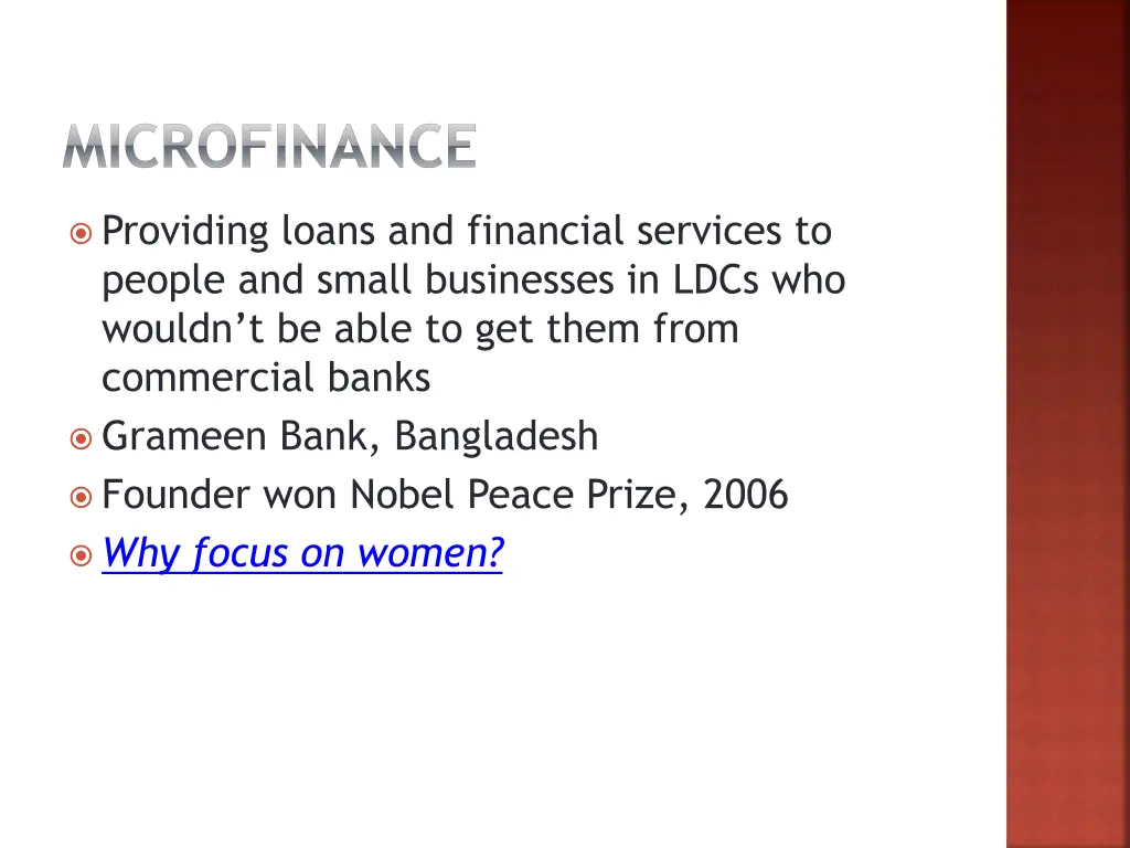 microfinance