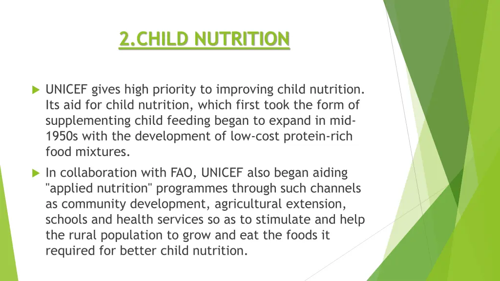 2 child nutrition