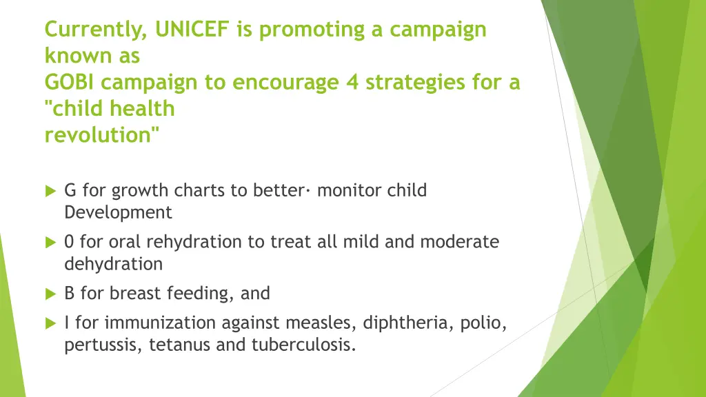 currently unicef is promoting a campaign known