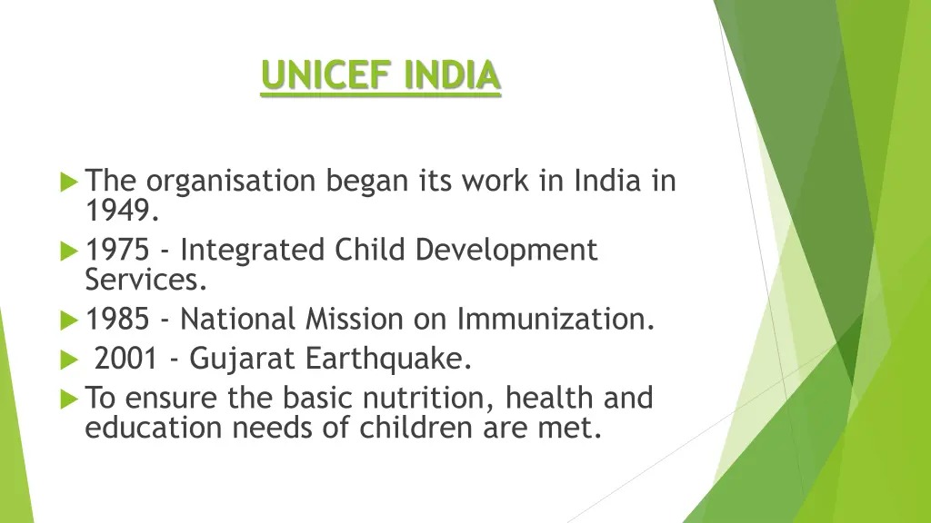 unicef india