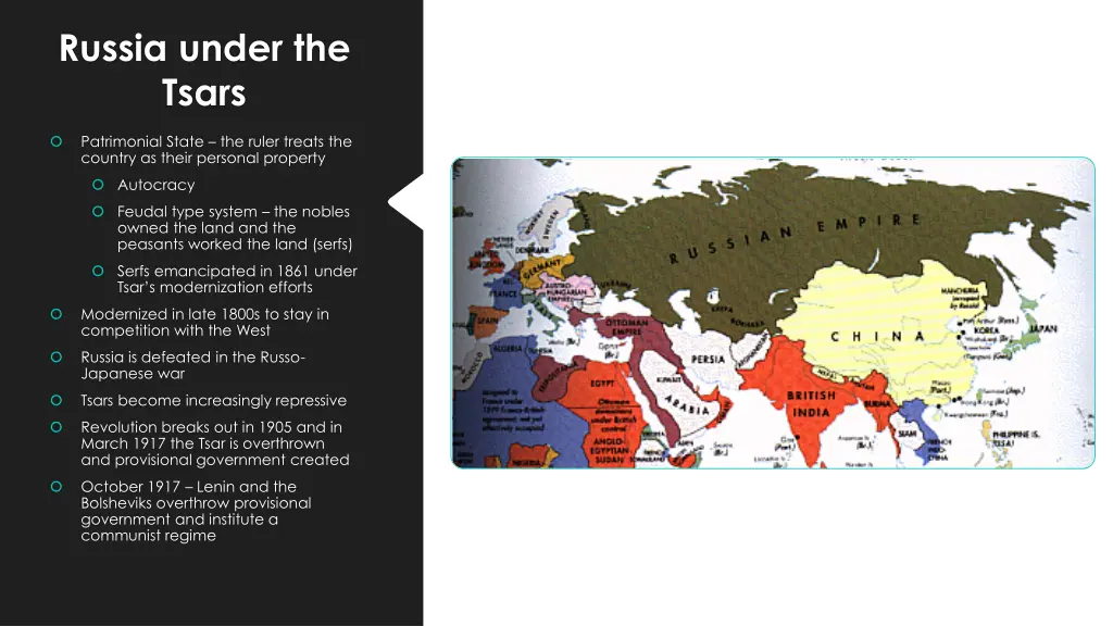 russia under the tsars