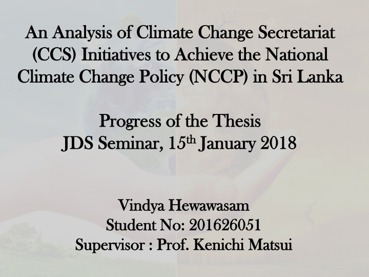 an analysis of climate change secretariat