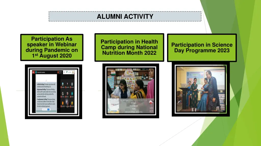 alumni activity