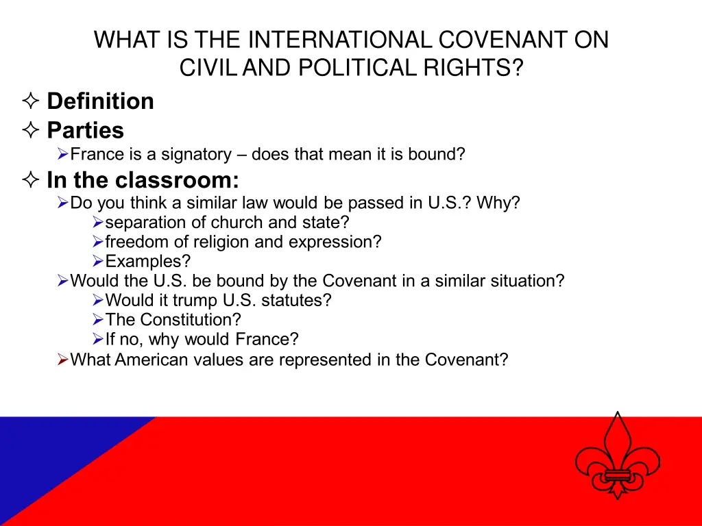 what is the international covenant on civiland