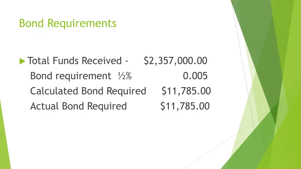 bond requirements 3