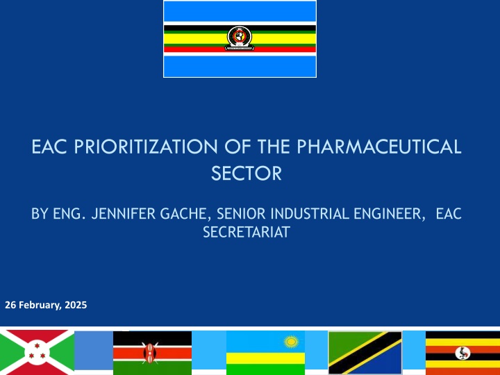 eac prioritization of the pharmaceutical sector