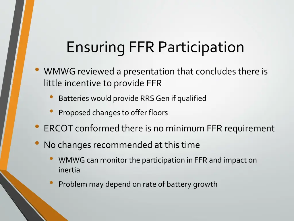ensuring ffr participation wmwg reviewed
