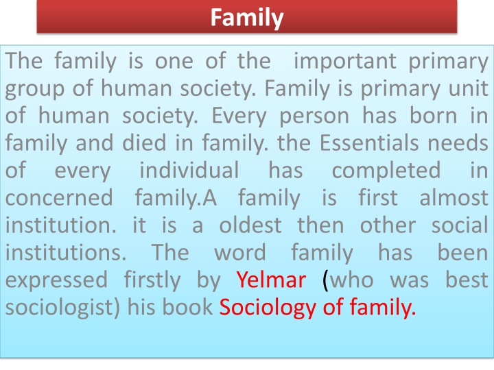 family