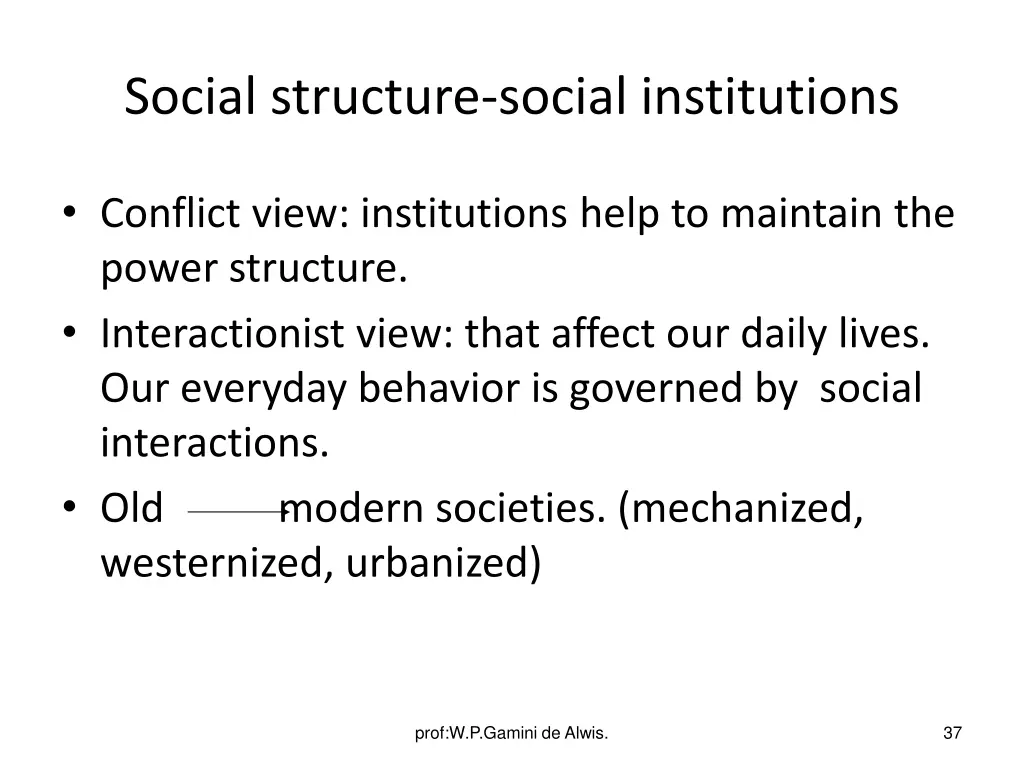social structure social institutions 1