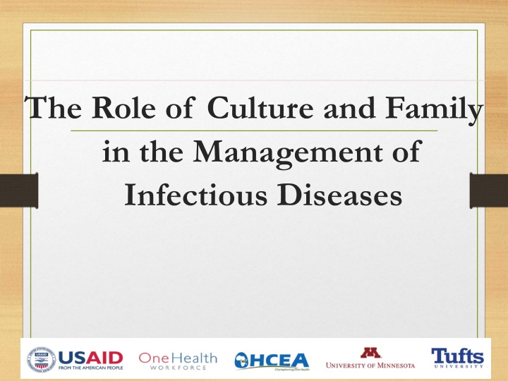 the role of culture and family in the management