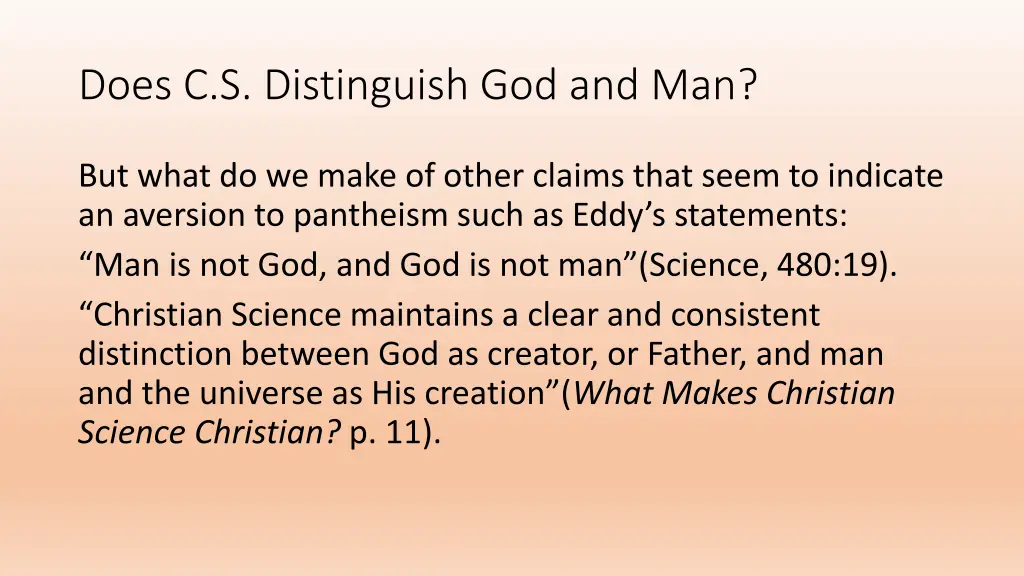 does c s distinguish god and man