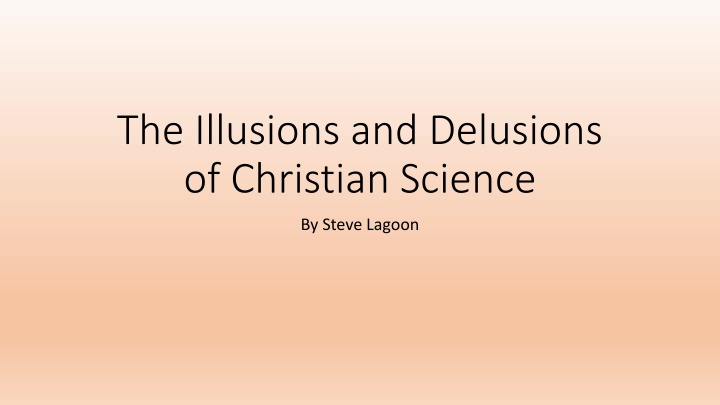 the illusions and delusions of christian science