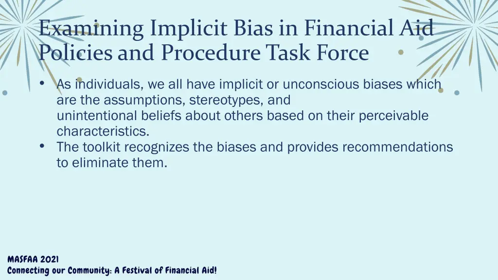 examining implicit bias in financial aid policies