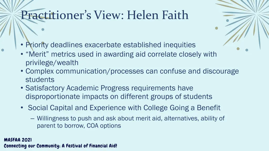 practitioner s view helen faith