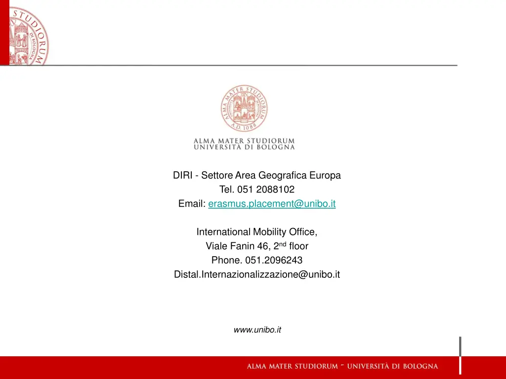 diri settore area geografica europa
