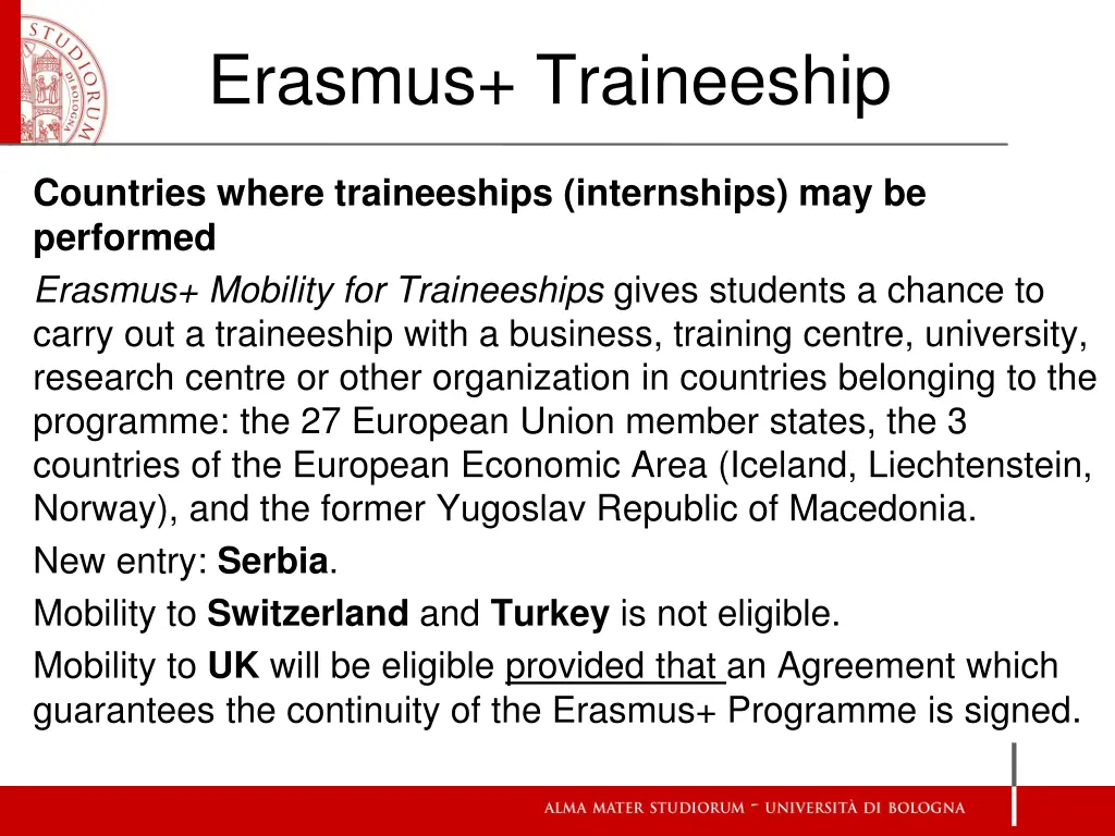 erasmus traineeship 1