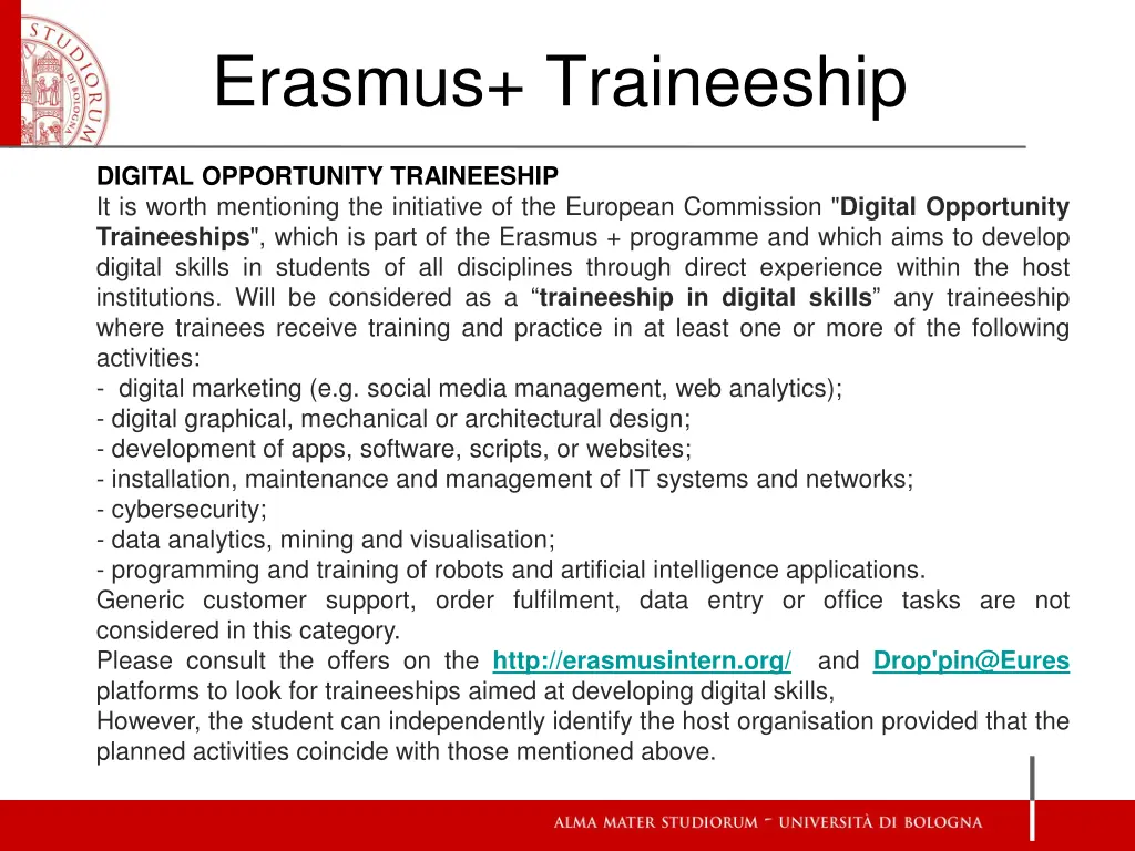 erasmus traineeship 16