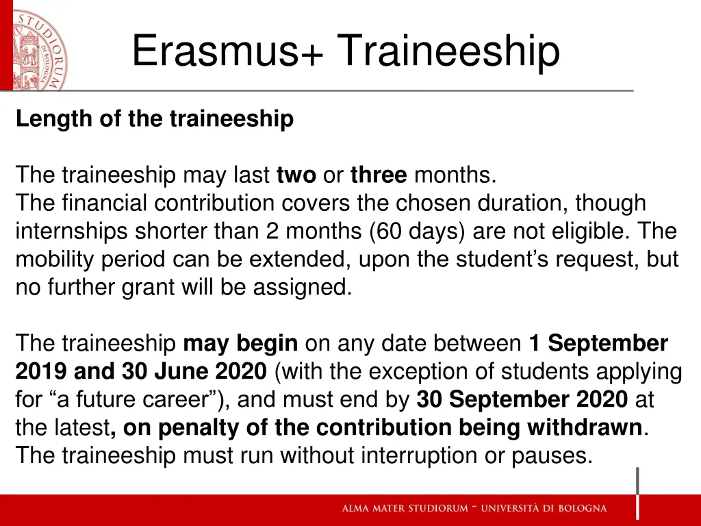 erasmus traineeship 2