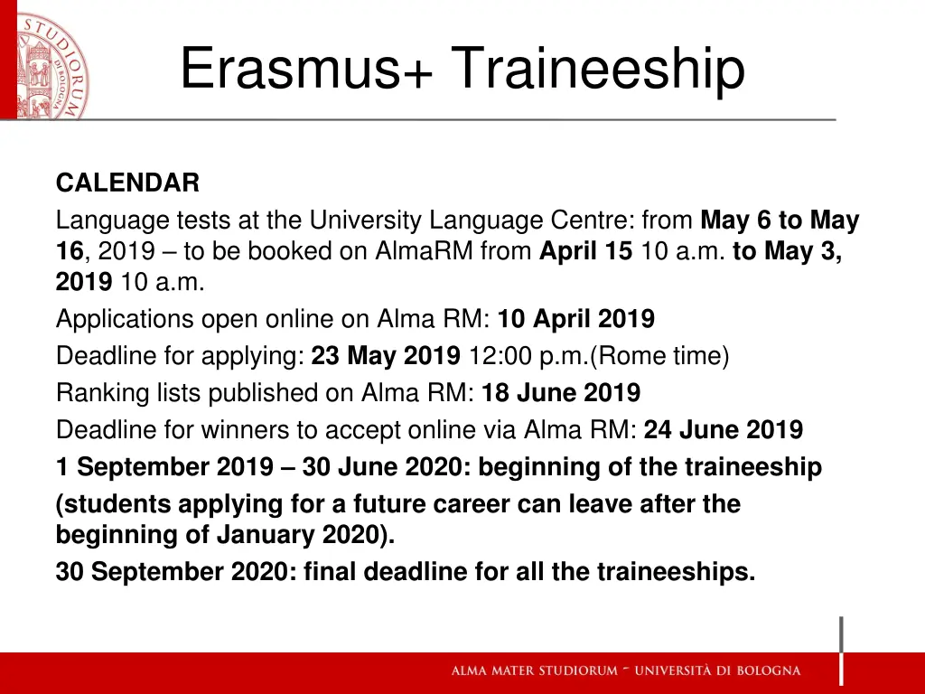 erasmus traineeship 20