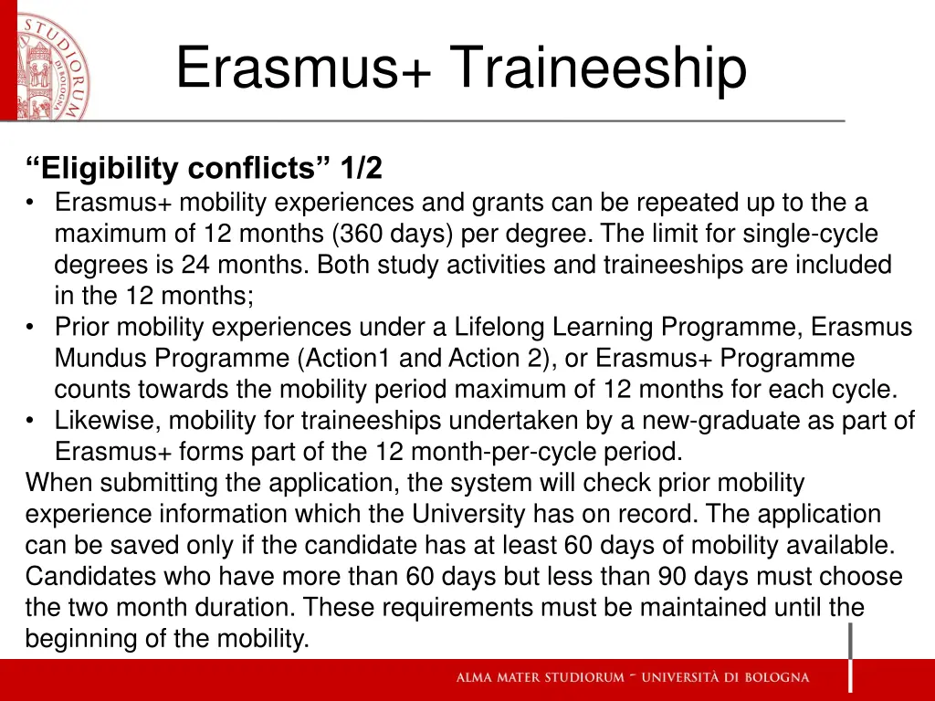 erasmus traineeship 8