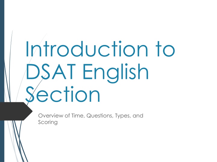introduction to dsat english section