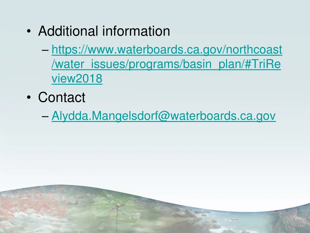 additional information https www waterboards