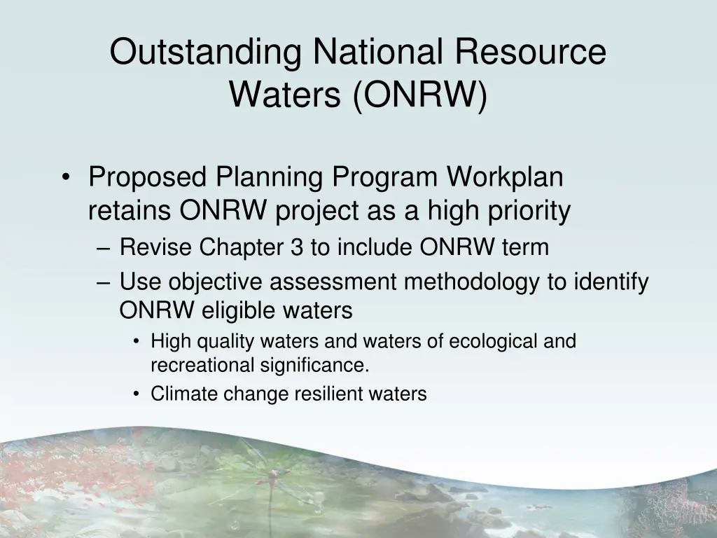 outstanding national resource waters onrw 1