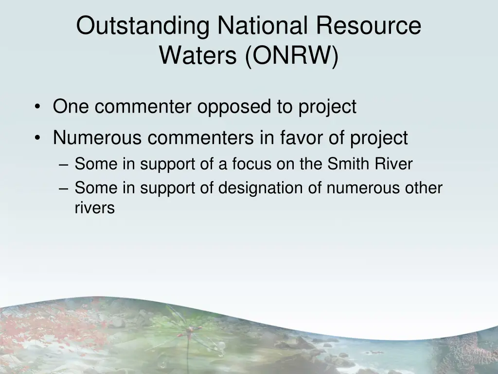 outstanding national resource waters onrw