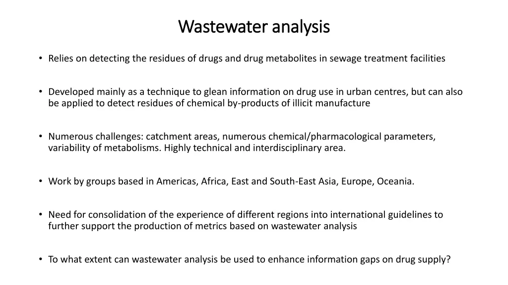 wastewater analysis wastewater analysis