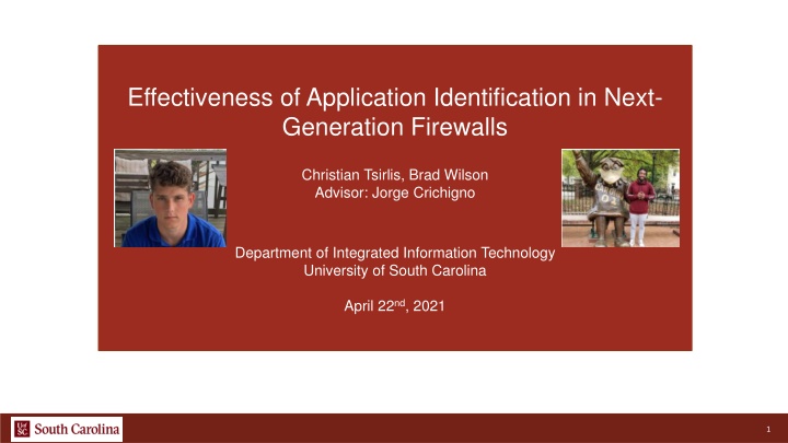 effectiveness of application identification