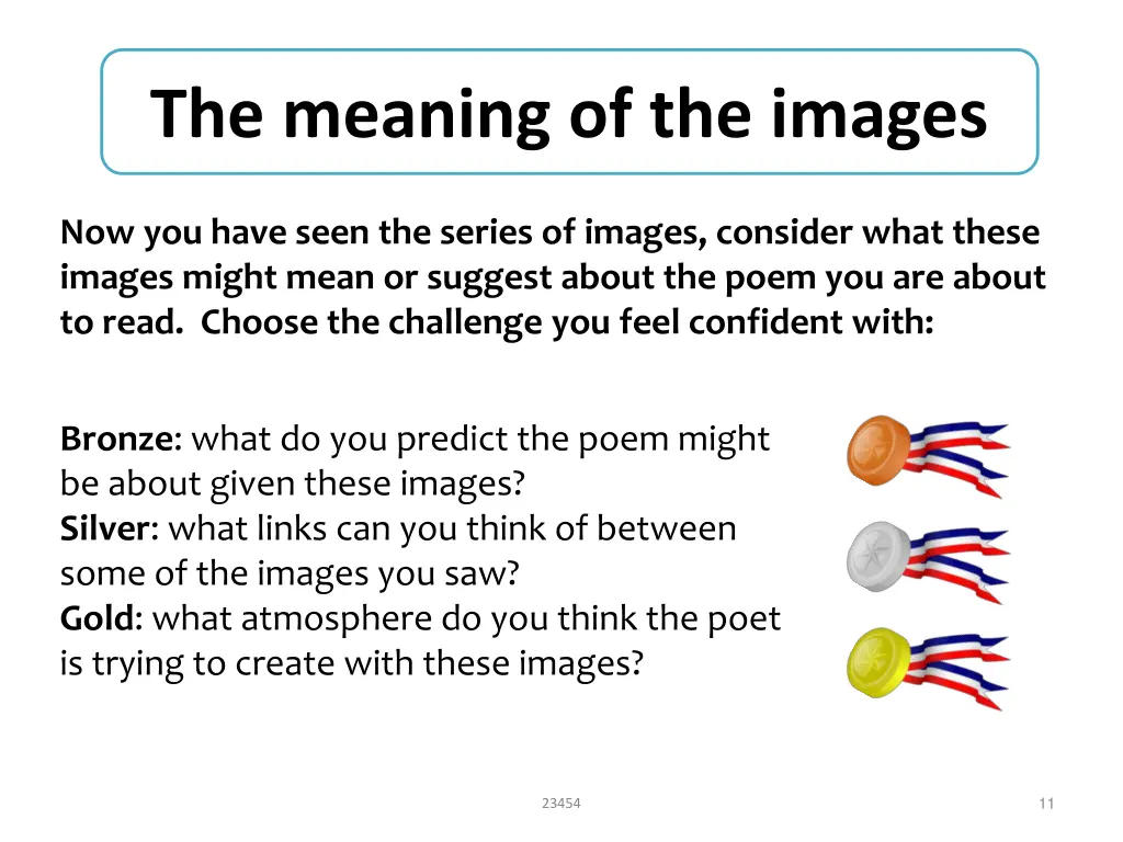 the meaning of the images