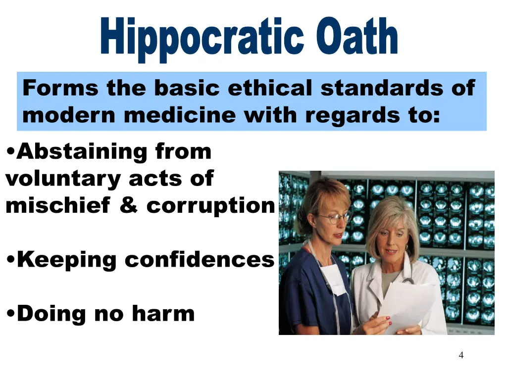 hippocratic oath