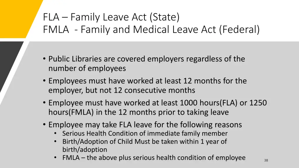 fla family leave act state fmla family