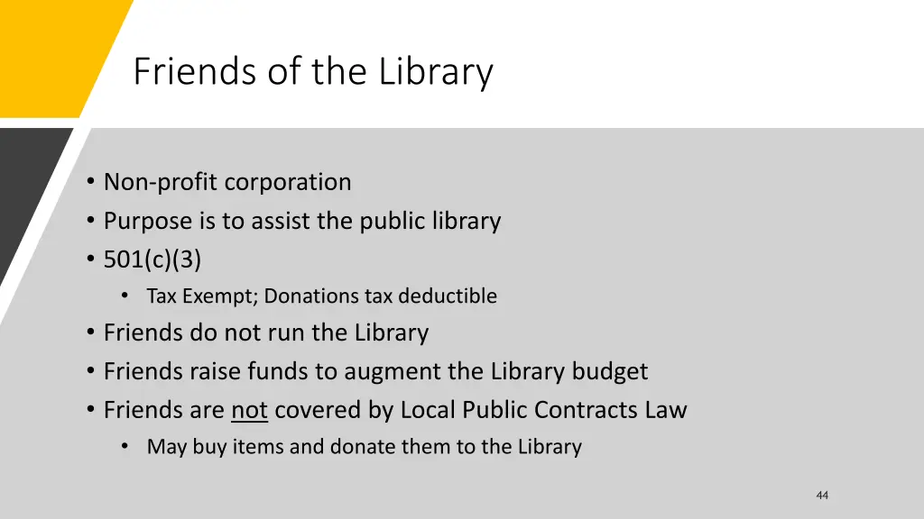 friends of the library